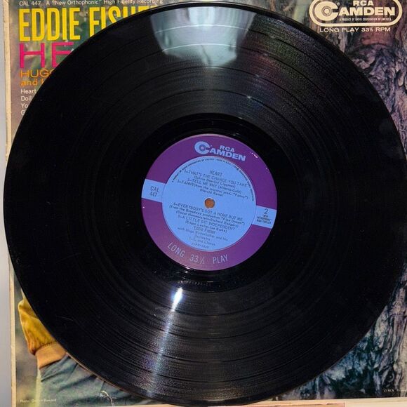 Eddie Fisher Heart Vinyl - Picture 4 of 4